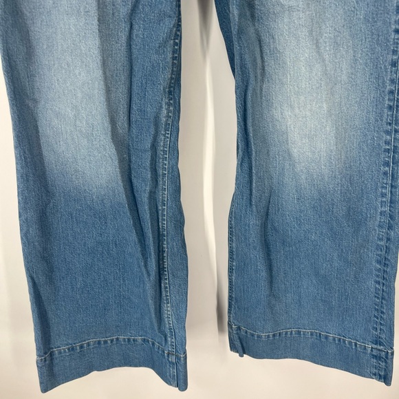 J. Crew High Rise Sailor Denim Trousers in 1996 Semi Stretch - Picture 5 of 9